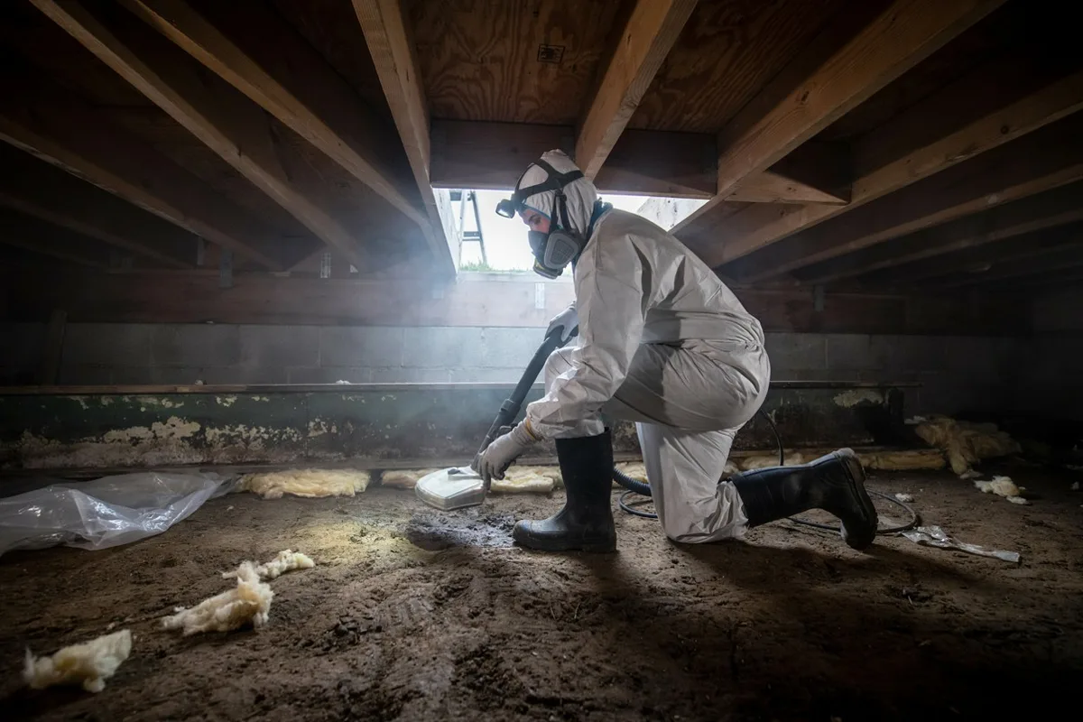 Crawl space mold remediation in Covington and Mandeville, LA