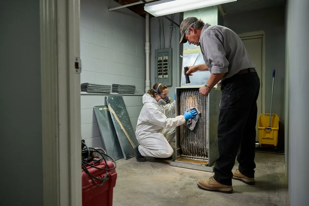 HVAC and duct mold remediation in Covington and Mandeville, LA