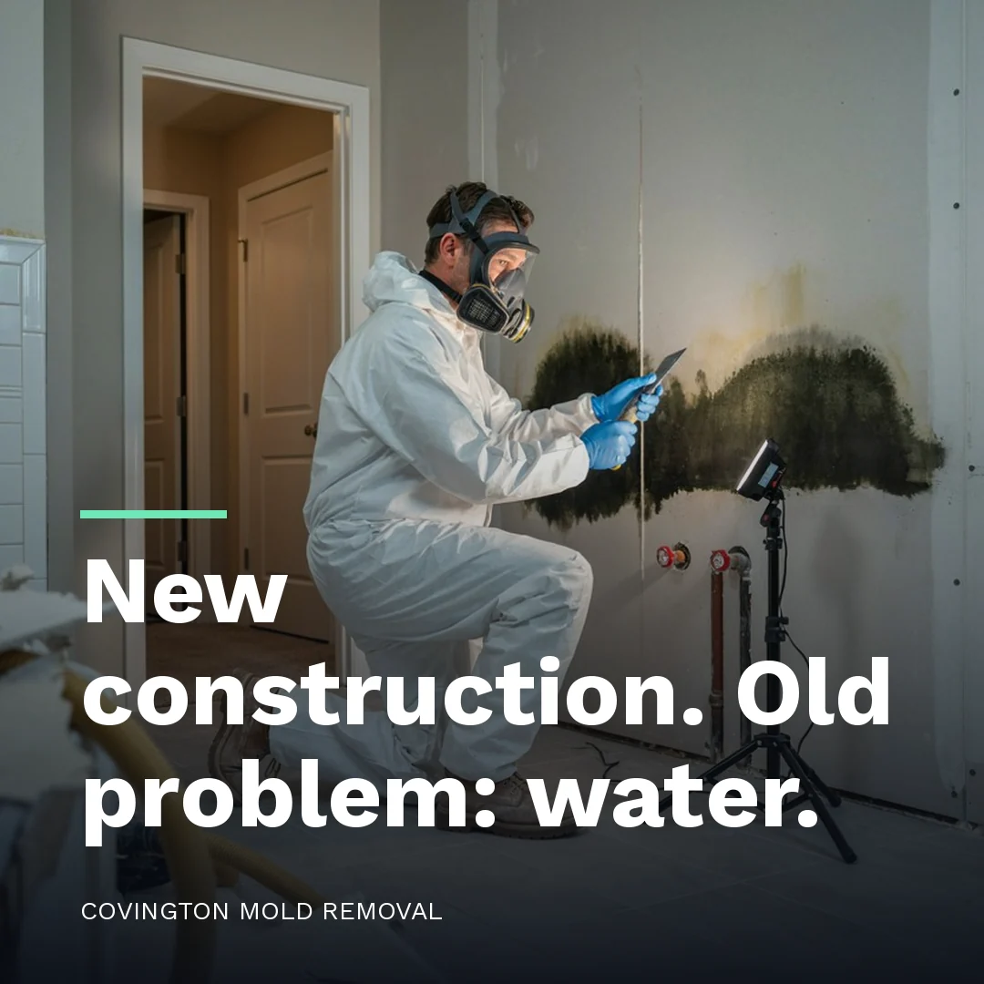 New construction. Old problem: water.